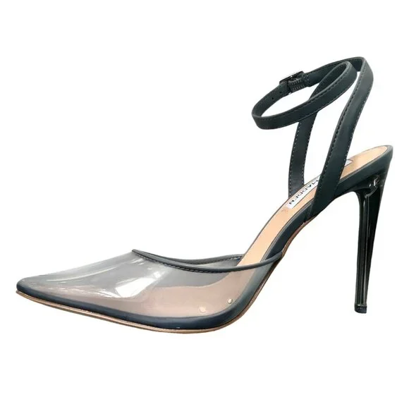 STEVE MADDEN ALESSI Women's Heel Pointed Toe Pump Gray Size 6.5 - Picture 3 of 7